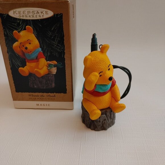 Winnie The Pooh Hear Pooh's Voice Hallmark Keepsake Magic Ornament - Picture 7 of 9